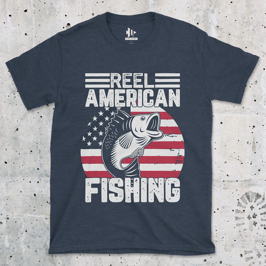 Heather Navy, Reel American Fishing Tee – fish-room