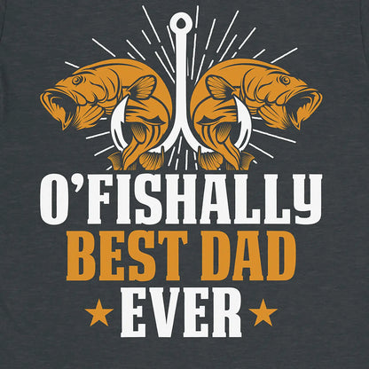 Heather Navy, O'Fishally Best Dad Ever Tee – fish-room