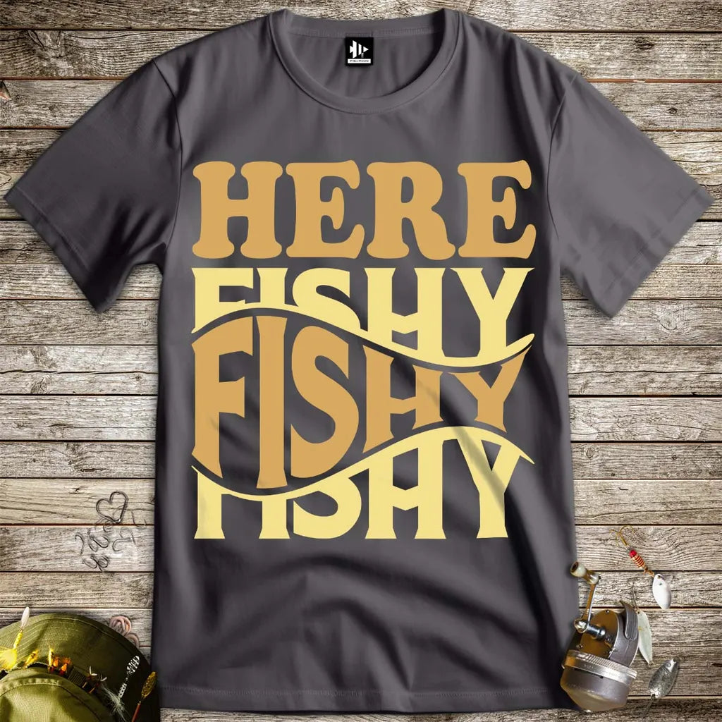 Here Fishy Fishy Tee - FISH - ROOM LLC