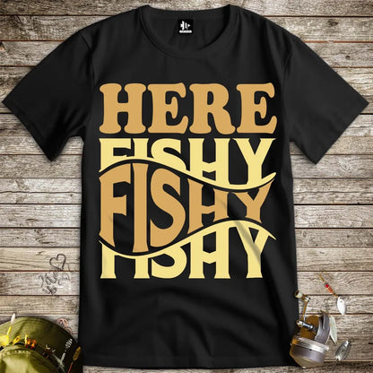 Here Fishy Fishy Tee - FISH - ROOM LLC