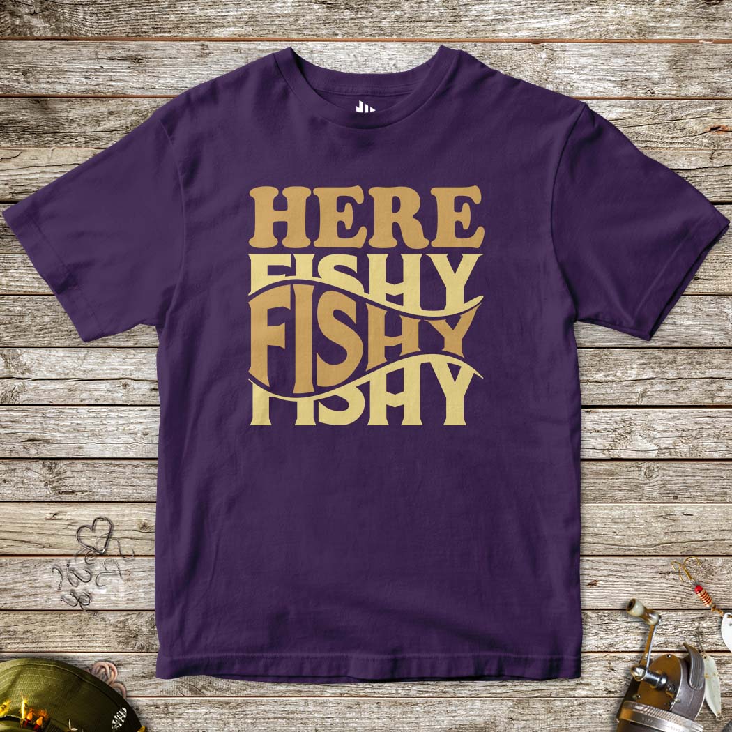 Here Fishy Fishy Tee for Kids - FISH - ROOM LLC