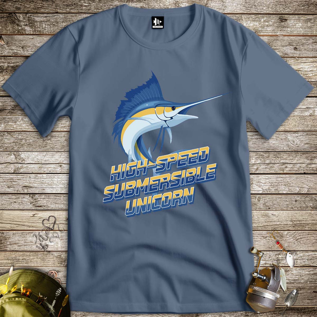 High - Speed Submersible Unicorn Tee - FISH - ROOM LLC