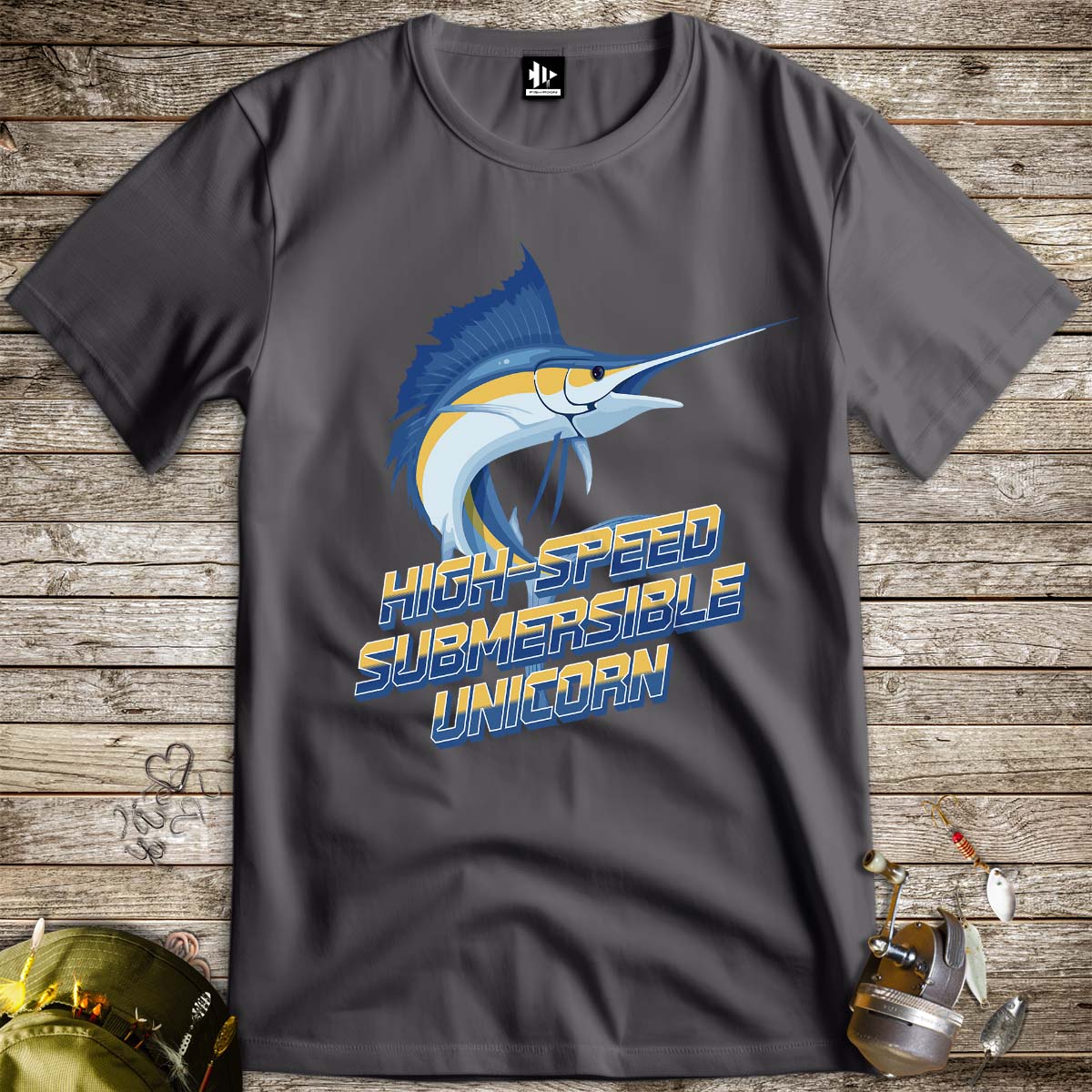 High - Speed Submersible Unicorn Tee - FISH - ROOM LLC