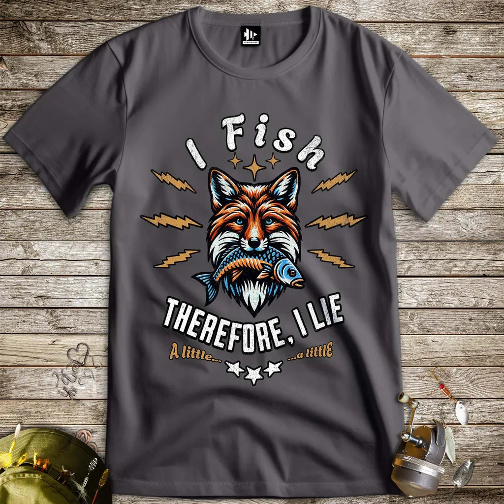 I Fish, Therefore I Lie... A Little Tee - FISH - ROOM LLC