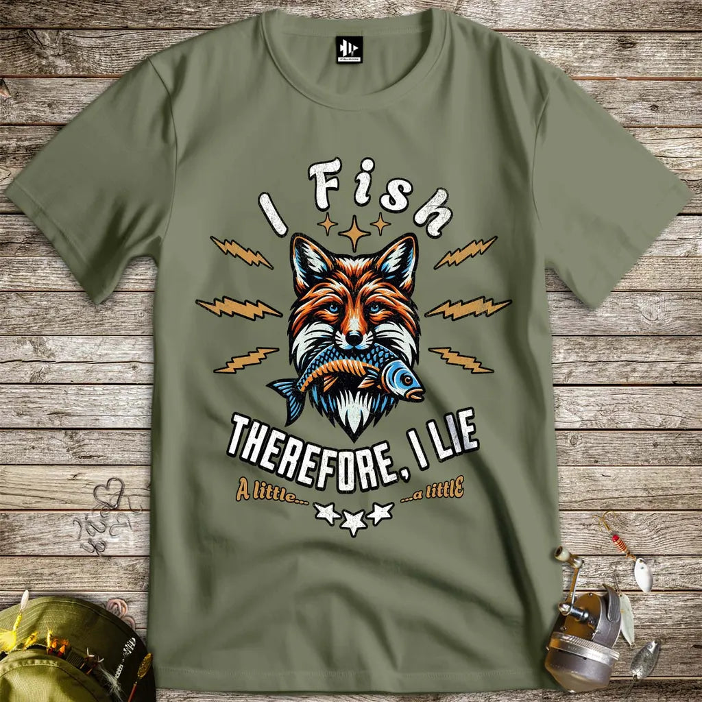 I Fish, Therefore I Lie... A Little Tee - FISH - ROOM LLC