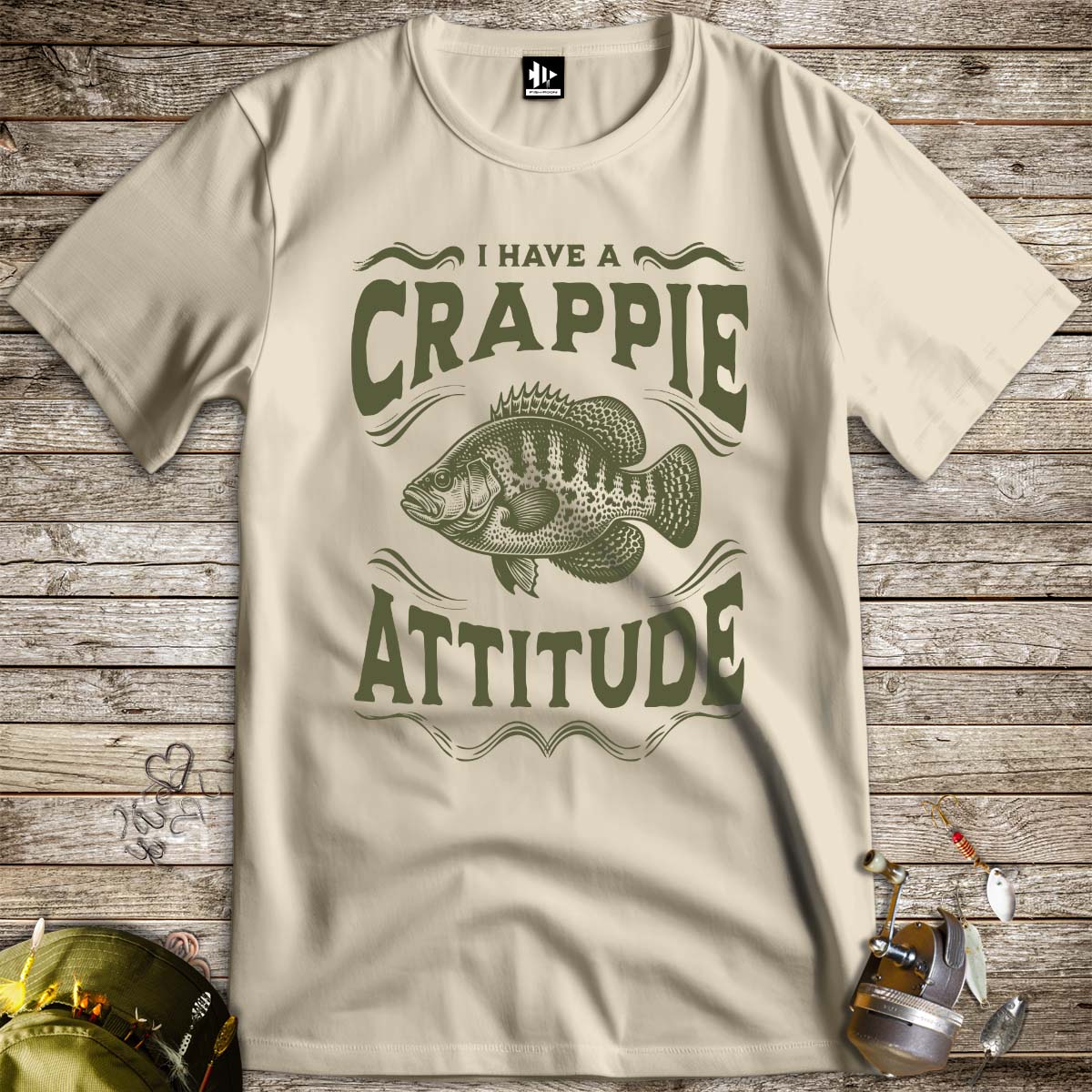 I have a Crappie Attitude Tee - FISH - ROOM LLC