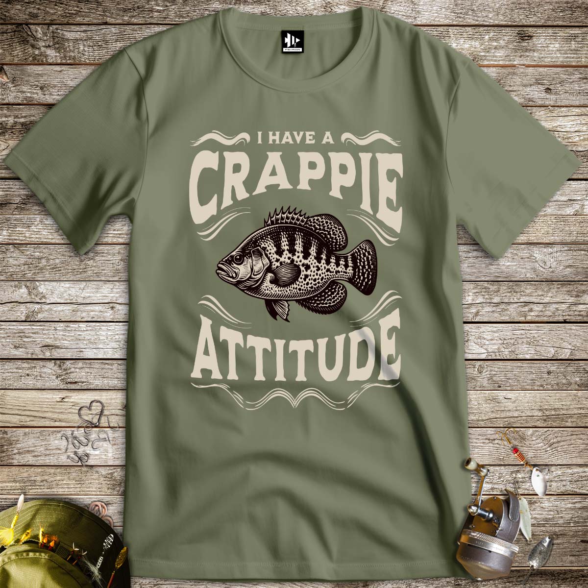 I have a Crappie Attitude Tee - FISH - ROOM LLC