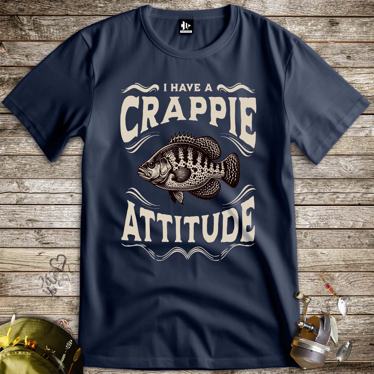I have a Crappie Attitude Tee - FISH - ROOM LLC