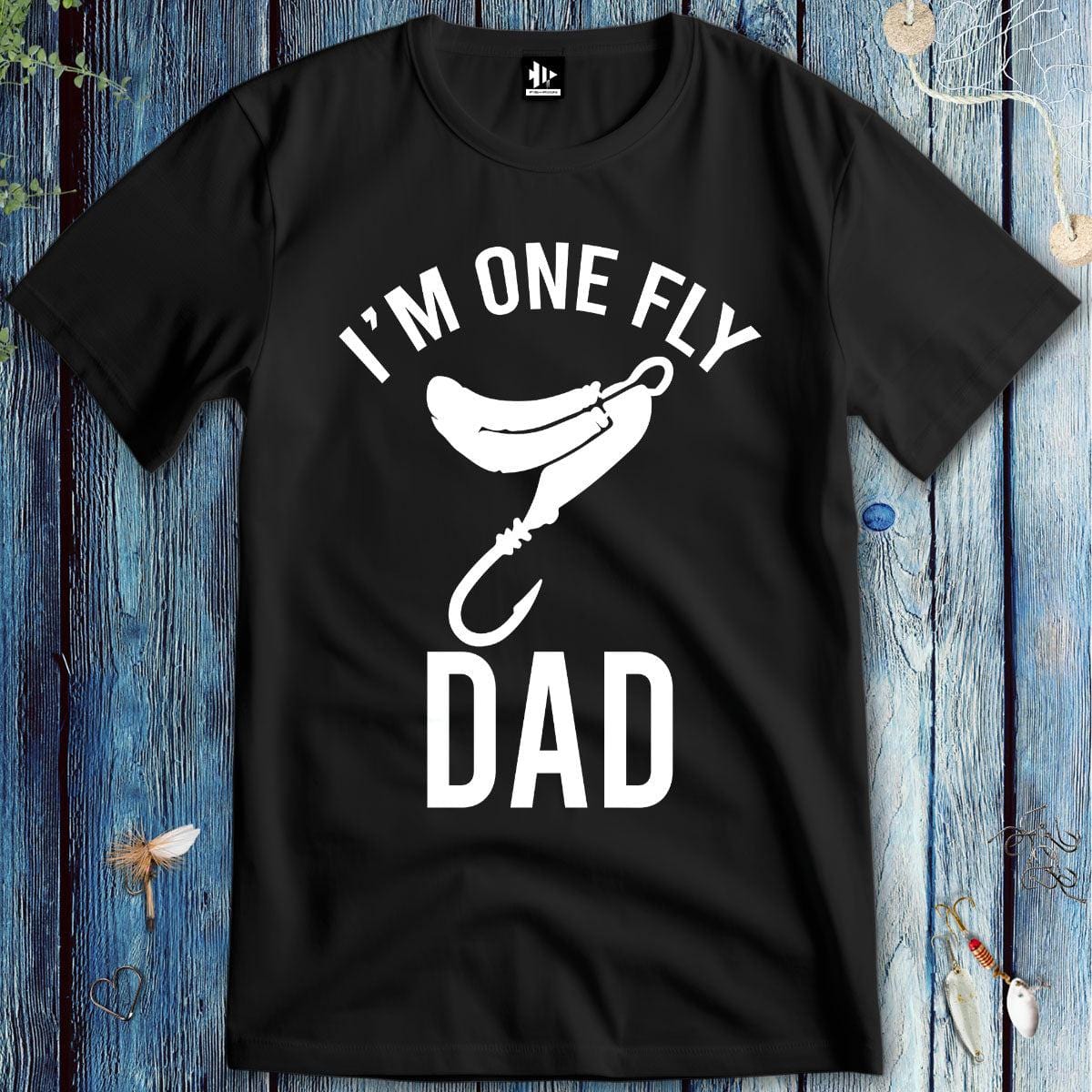 fish-room llc T-Shirt Black / S I'm One Fly Dad T-Shirt