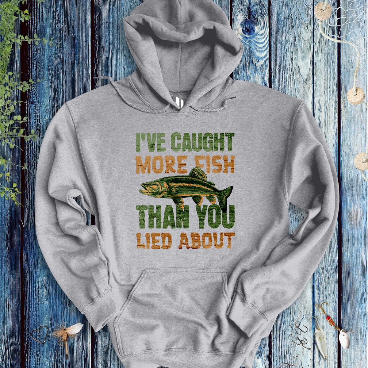 I've Caught More Fish Than You Lied About Hoodie-funny fishing t shirt-FISH-ROOM LLC