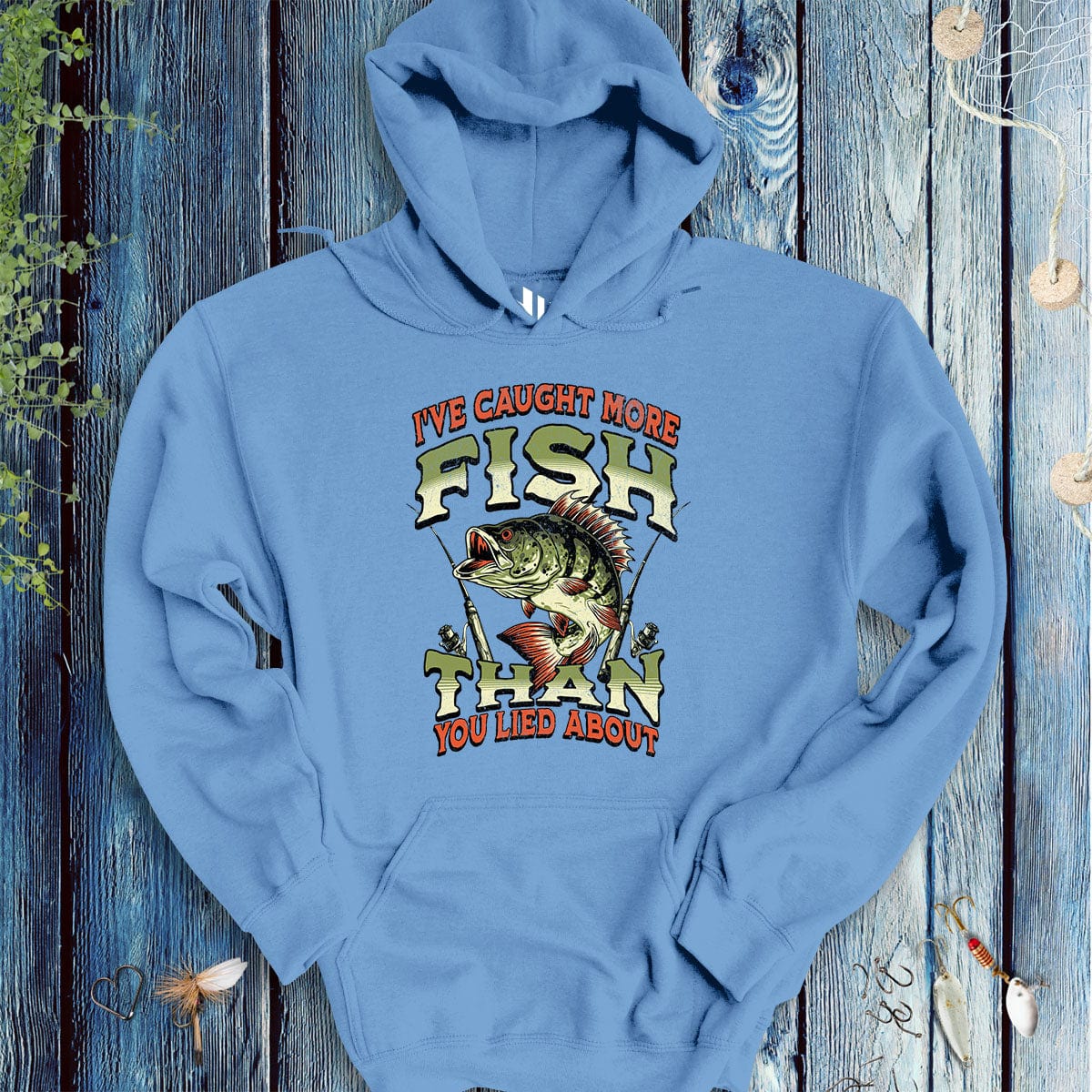 I've Caught More Fish Than You've Lied About Hoodie-funny fishing t shirt-FISH-ROOM LLC