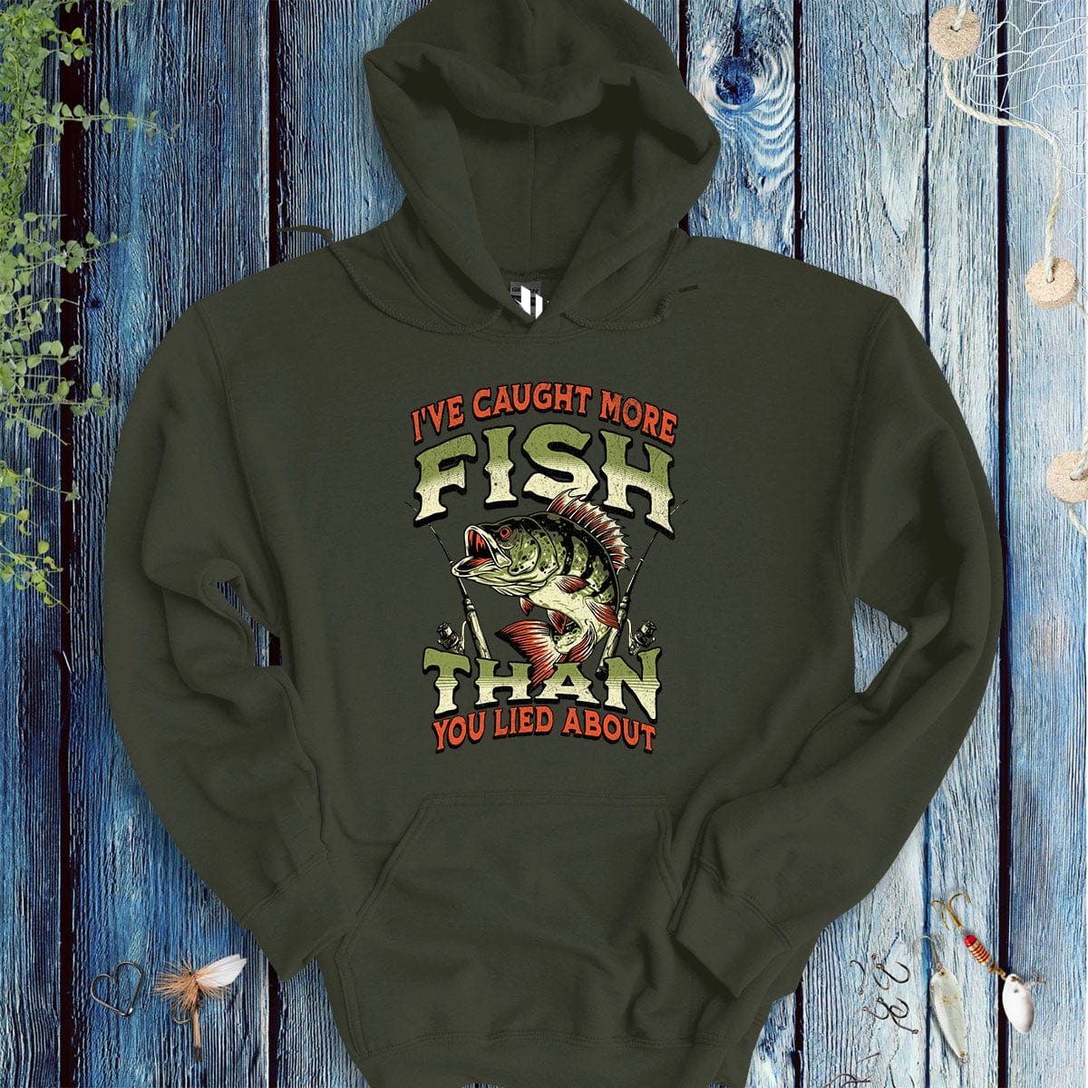 I've Caught More Fish Than You've Lied About Hoodie-funny fishing t shirt-FISH-ROOM LLC