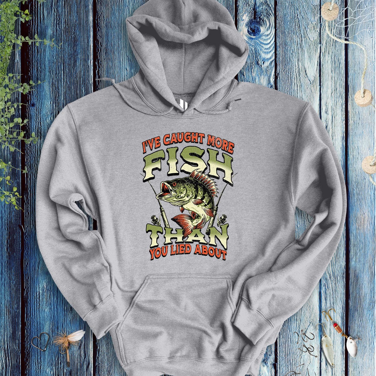 I've Caught More Fish Than You've Lied About Hoodie-funny fishing t shirt-FISH-ROOM LLC