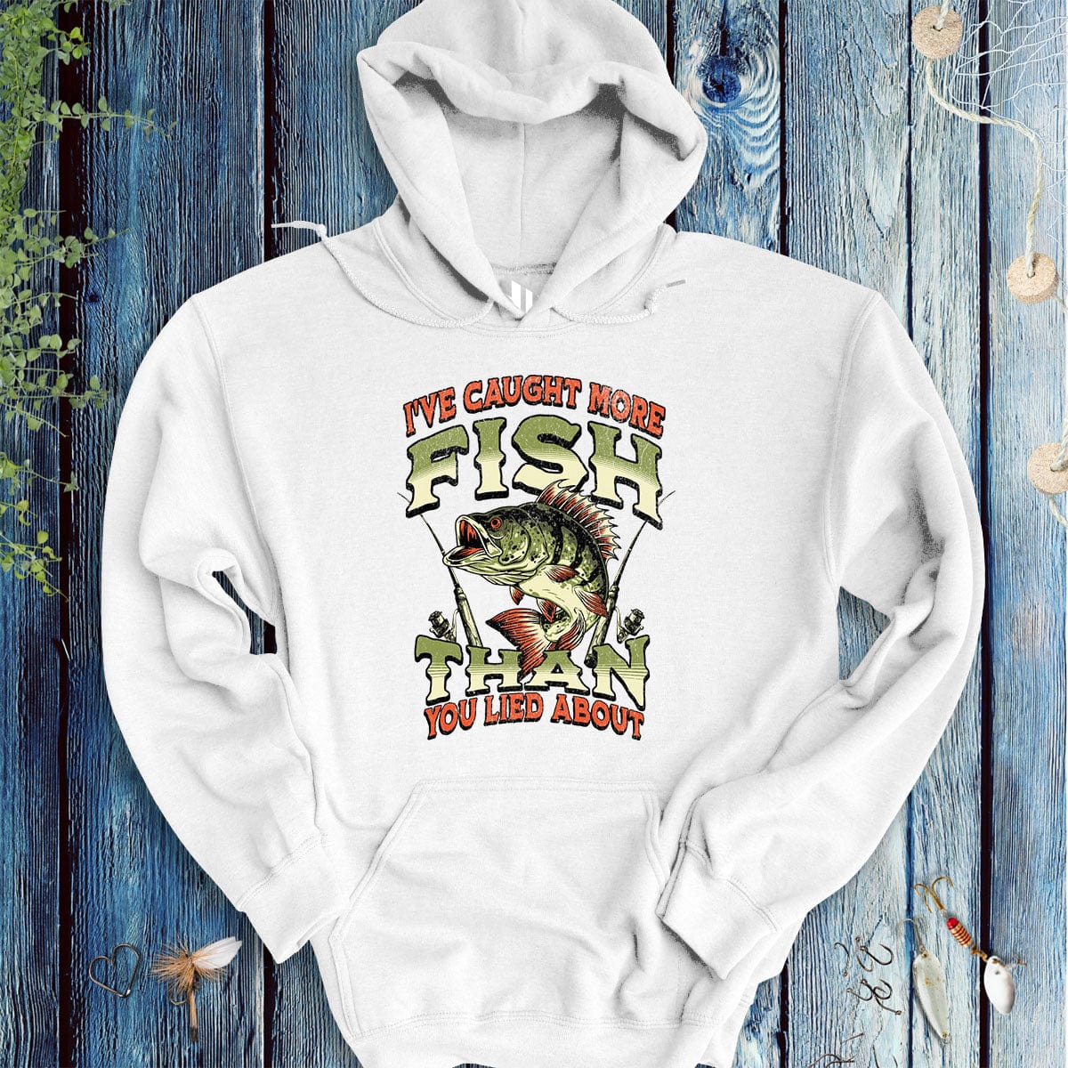 I've Caught More Fish Than You've Lied About Hoodie-funny fishing t shirt-FISH-ROOM LLC