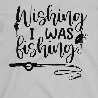 Ice Grey, Wishing I was Fishing Tee – fish-room