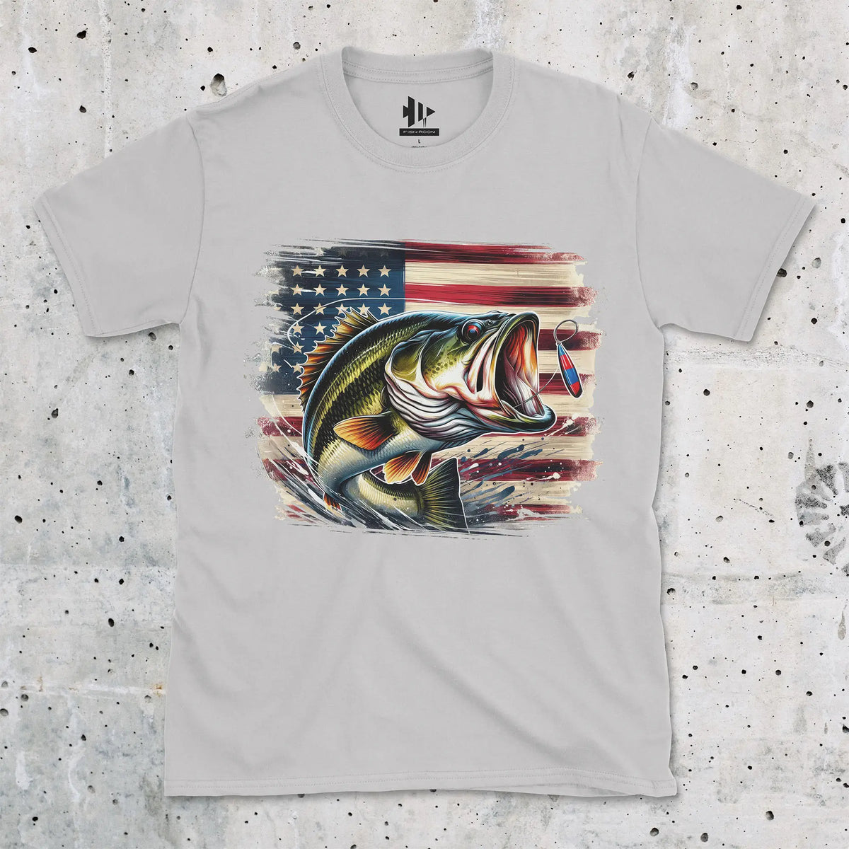 Ice Grey, American Bass Tee – fish-room
