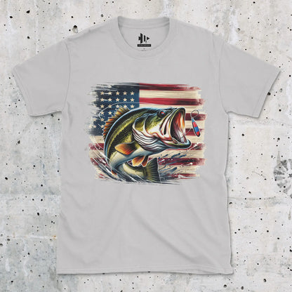 American Bass Tee Ice Grey T-Shirt