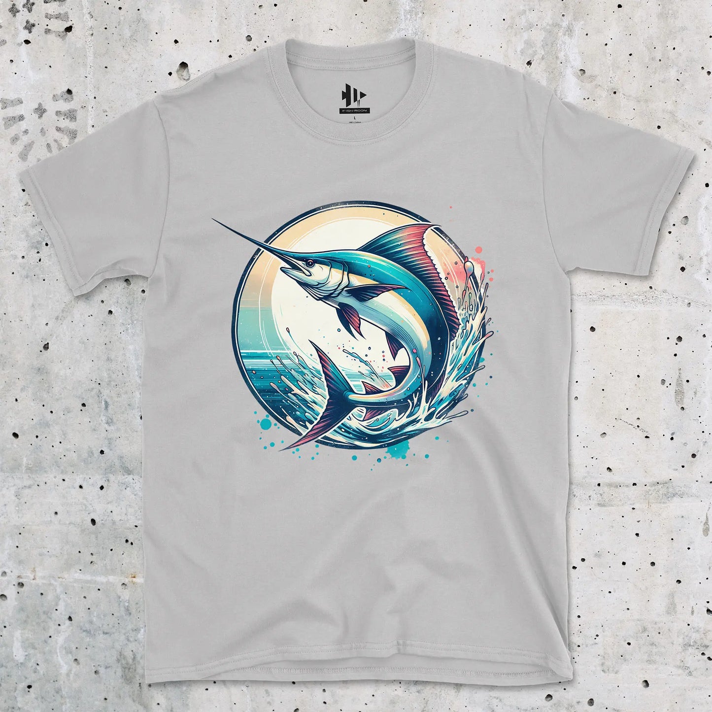 Ice Grey, Swordfish Ocean Sunset Tee – fish-room