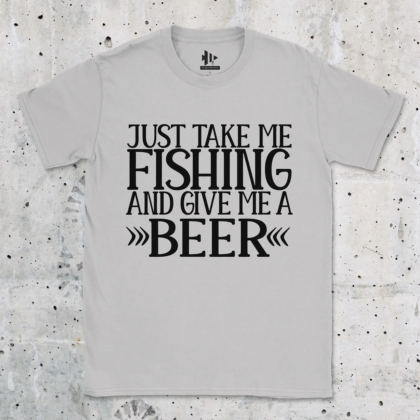 Ice Grey, Just Take Me Fishing Tee – fish-room