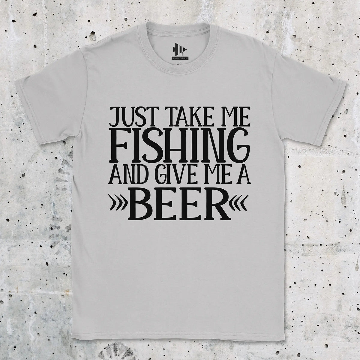 Ice Grey, Just Take Me Fishing Tee – fish-room