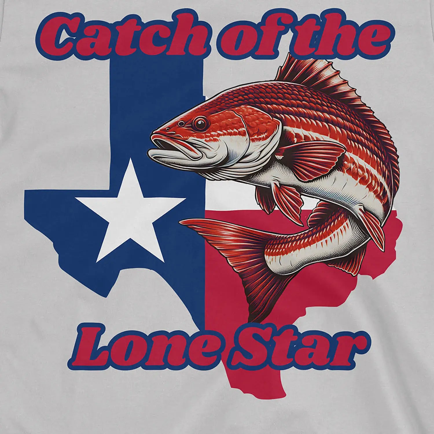 Ice Grey, Catch of the Lone Star Tee – fish-room