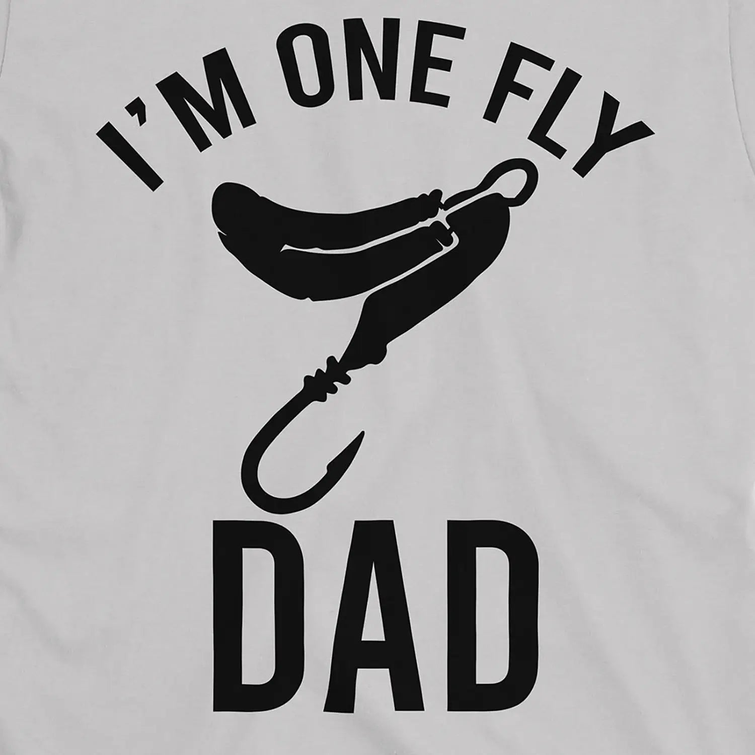 Ice Grey, I'm One Fly Dad Tee – fish-room
