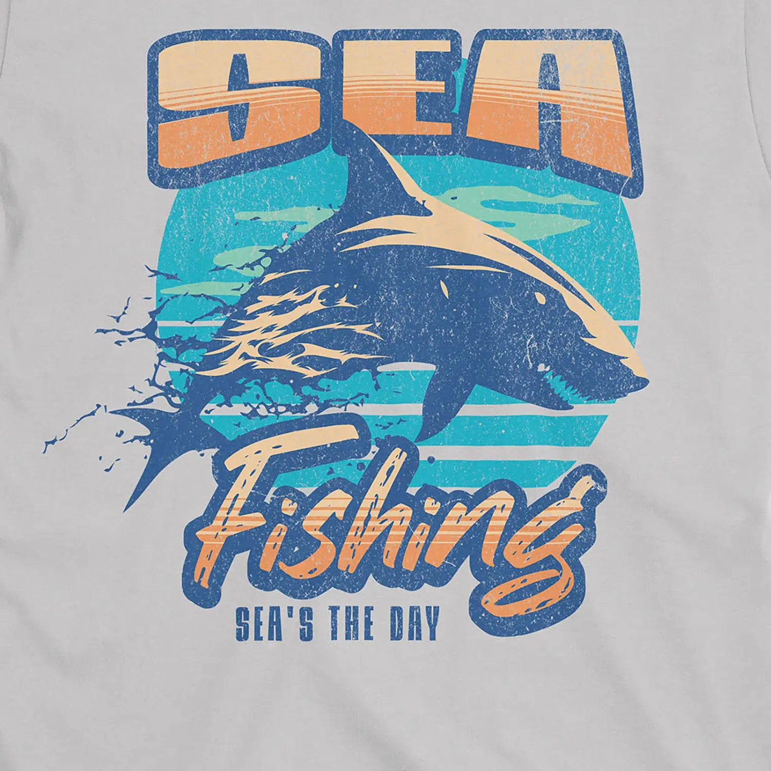 Ice Grey, Sea Fishing, Sea's the Day Shark Tee – fish-room