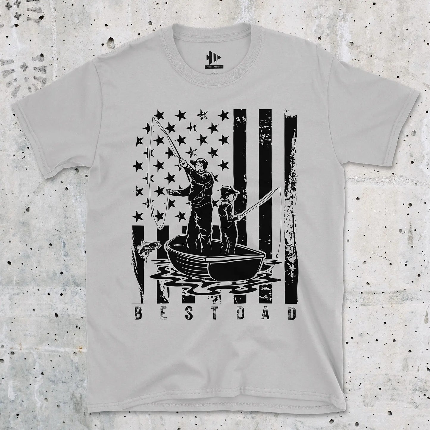 Ice Grey, Best Dad Tee – fish-room