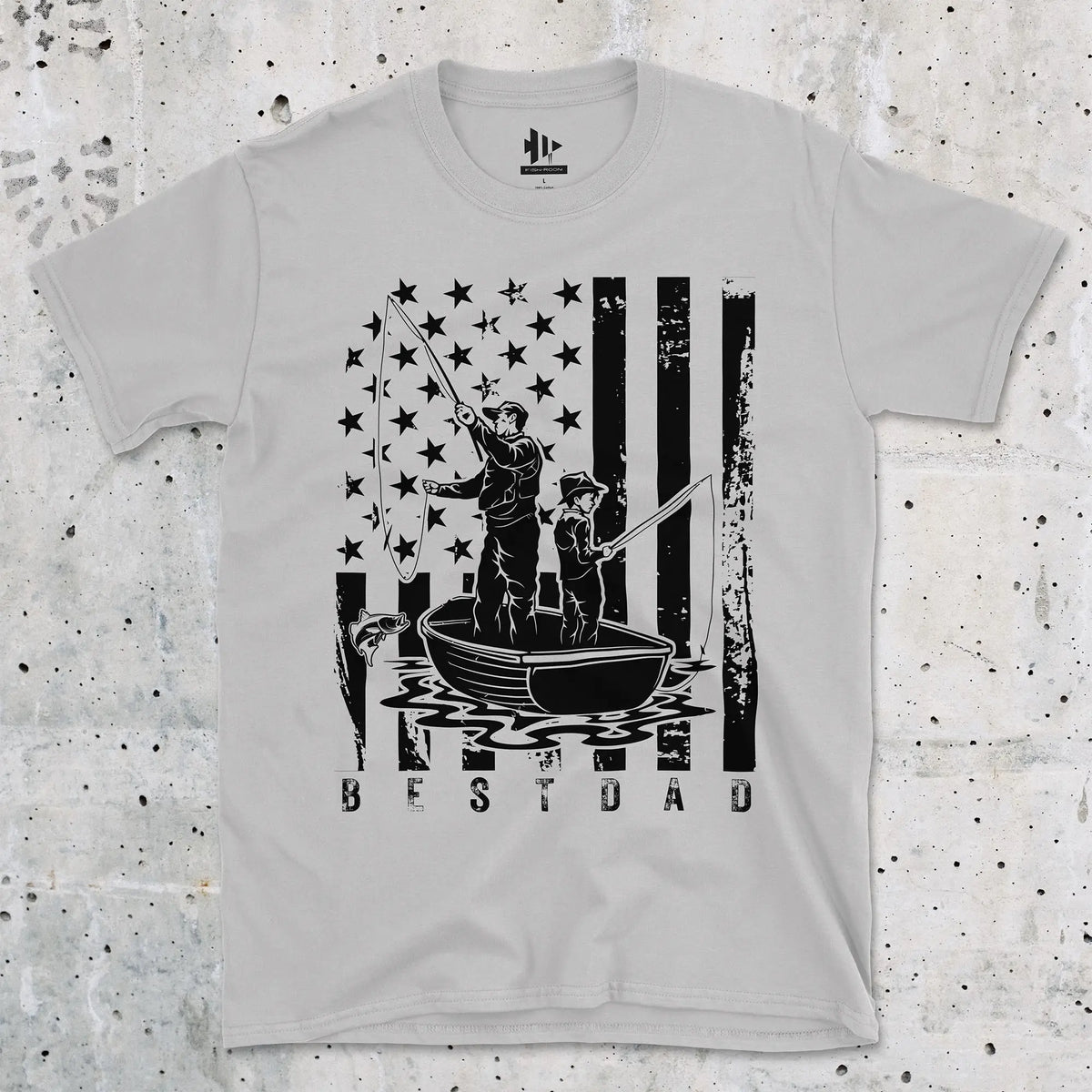 Ice Grey, Best Dad Tee – fish-room