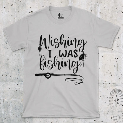 Ice Grey, Wishing I was Fishing Tee – fish-room