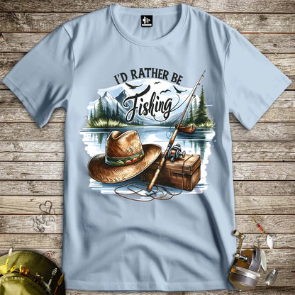 I'd Rather Be Fishing Tee - FISH - ROOM LLC