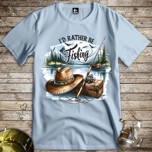 I'd Rather Be Fishing Tee - FISH - ROOM LLC