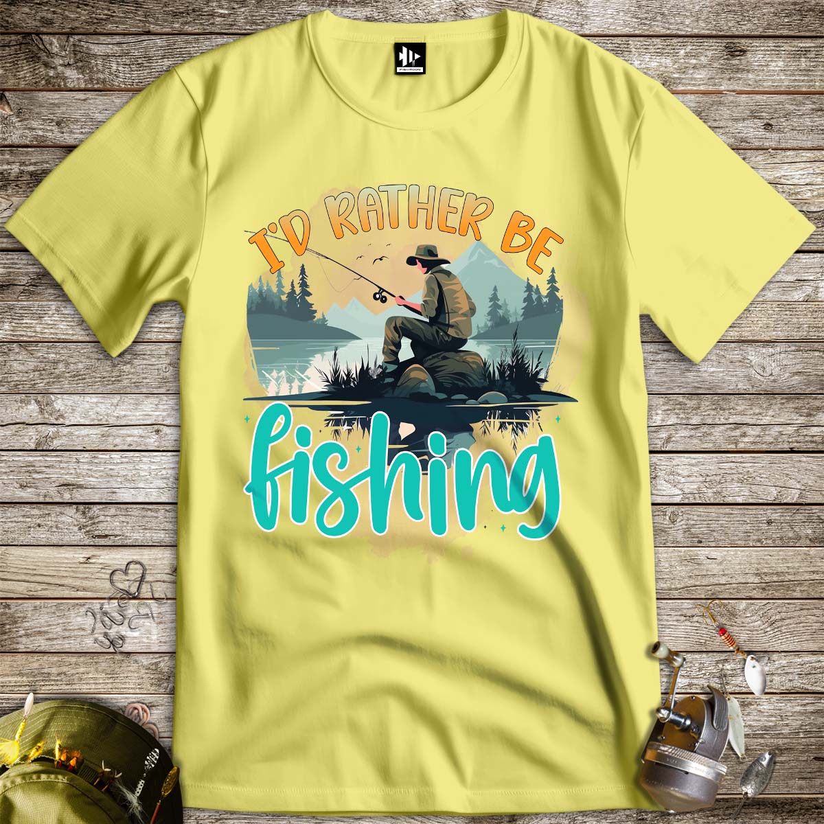 I'd Rather Be Fishing Tee - FISH - ROOM LLC
