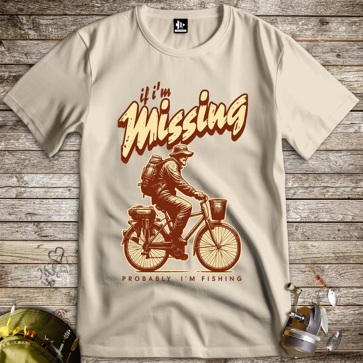 If I'm Missing, Probably I'm Fishing Tee - FISH - ROOM LLC