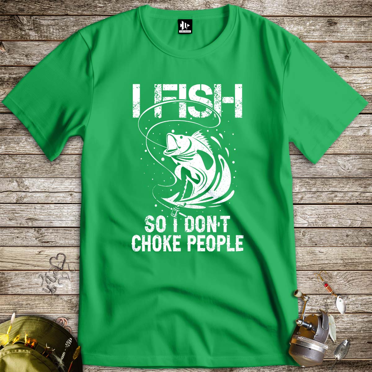 Fish Not to Choke Tee-funny fishing t shirt-FISH-ROOM LLC