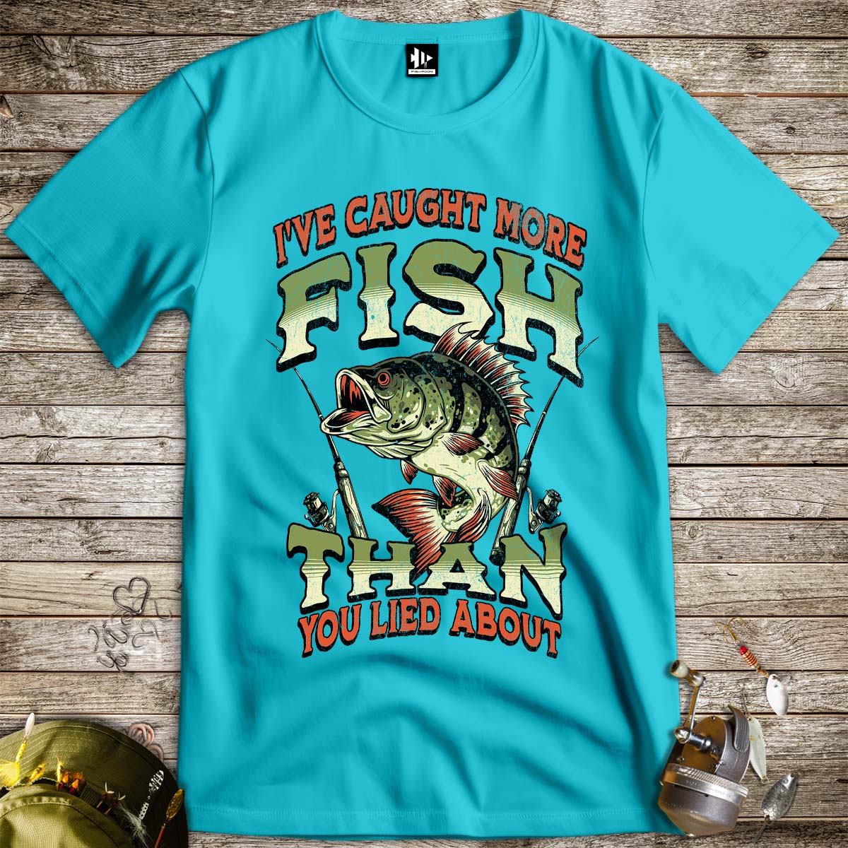 I've Caught More Fish Than You've Lied About Tee - FISH - ROOM LLC