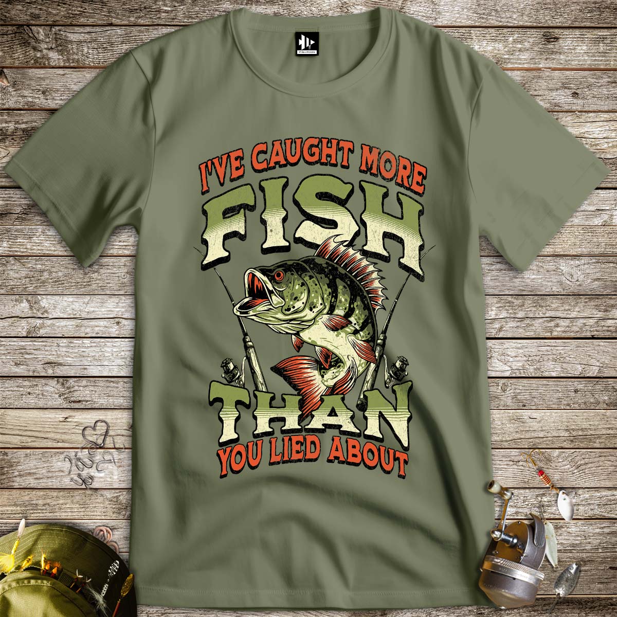 I've Caught More Fish Than You've Lied About Tee - FISH - ROOM LLC