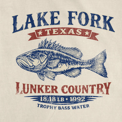 Ivory, Lake Fork Record Bass Tee – fish-room