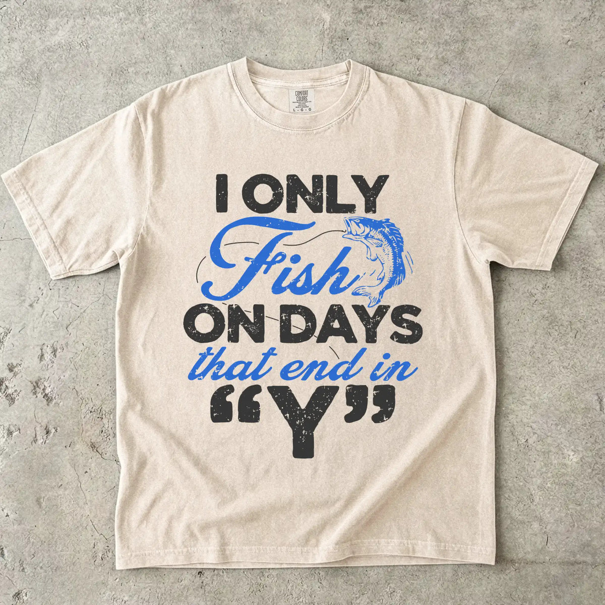 Ivory, ‘Y’-Day Fishing T-Shirt – fish-room