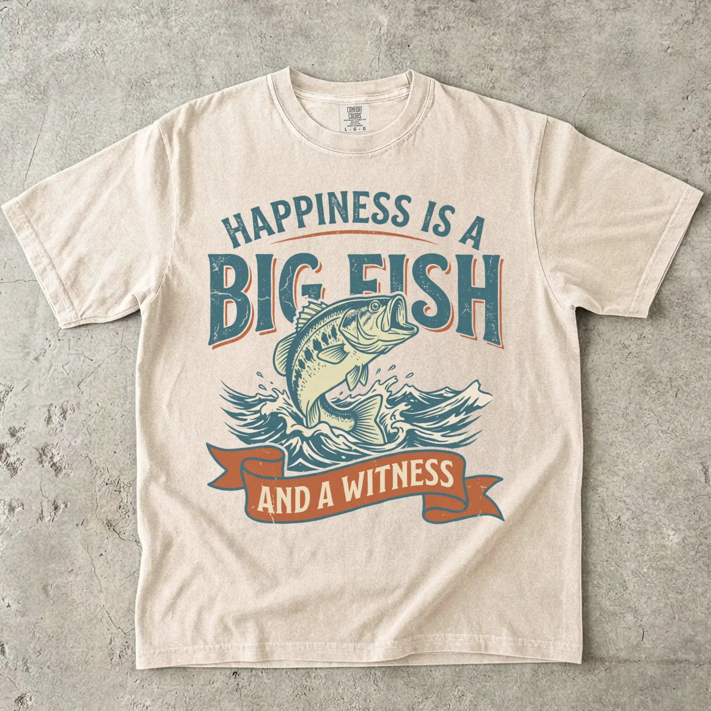 Happiness Is A Big Fish Tee