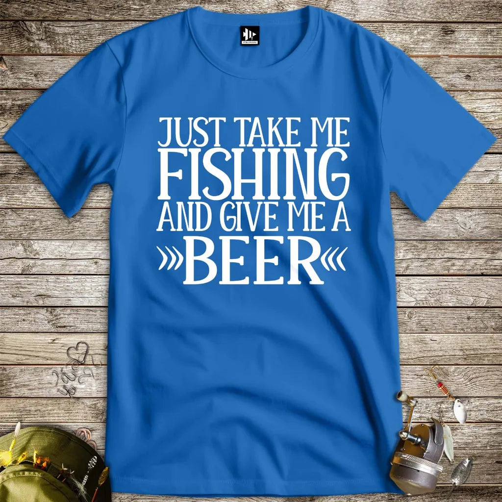 Just Take Me Fishing Tee - FISH - ROOM LLC