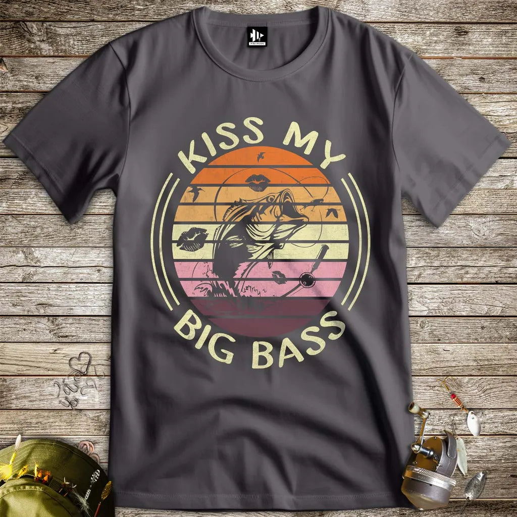 Kiss My Bass Tee - FISH - ROOM LLC