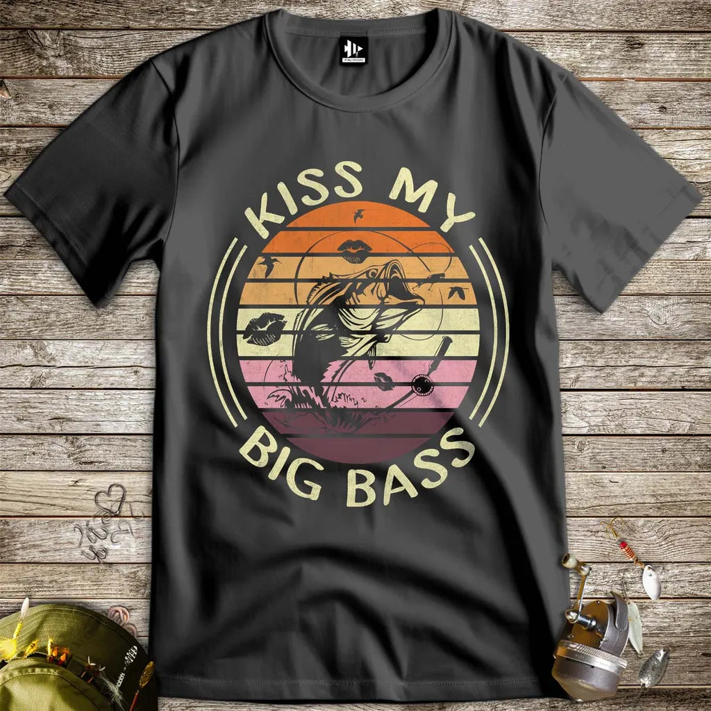 Kiss My Bass Tee - FISH - ROOM LLC