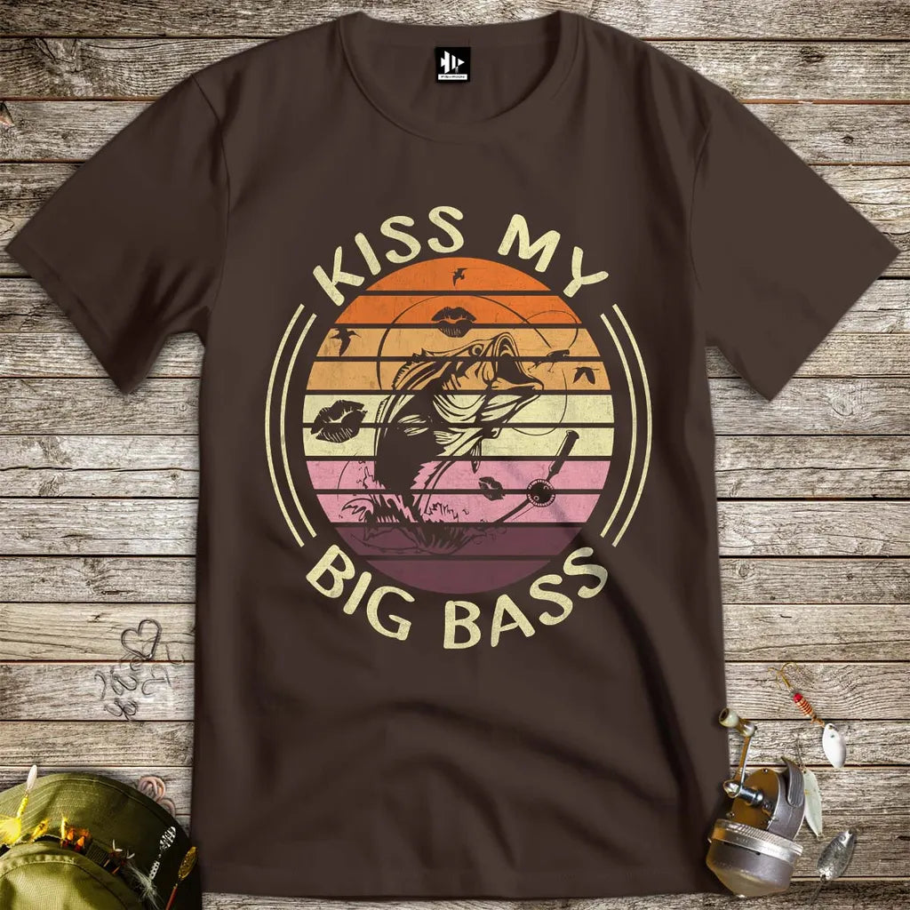 Kiss My Bass Tee - FISH - ROOM LLC