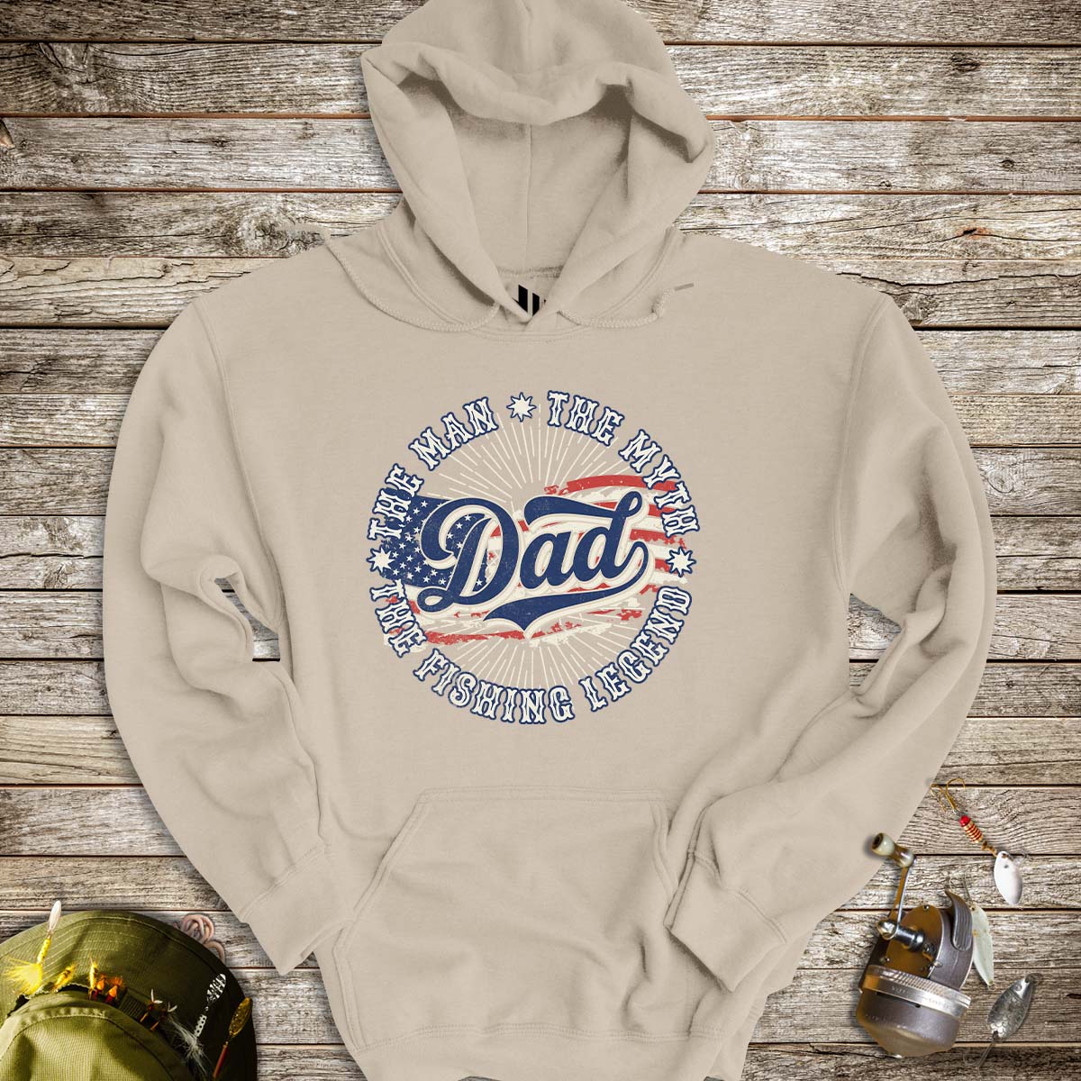 Legendary Dad Fishing Hoodie - FISH - ROOM LLC