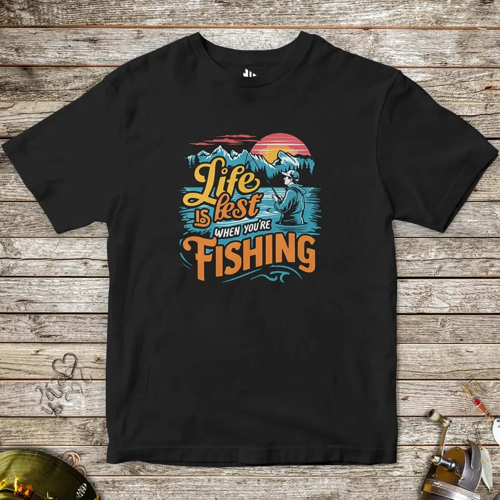 Life is Best When You are Fishing Tee for Kids - FISH - ROOM LLC