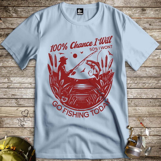 100% Fishing Day T-Shirt