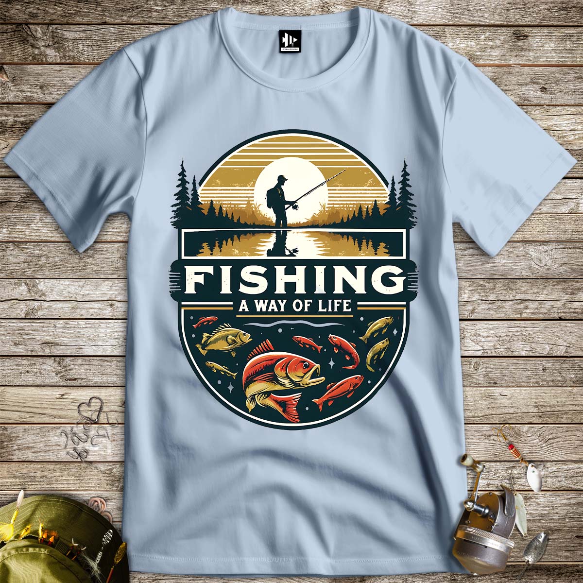 Fishing, Way of Life Tee-funny fishing t shirt-FISH-ROOM LLC