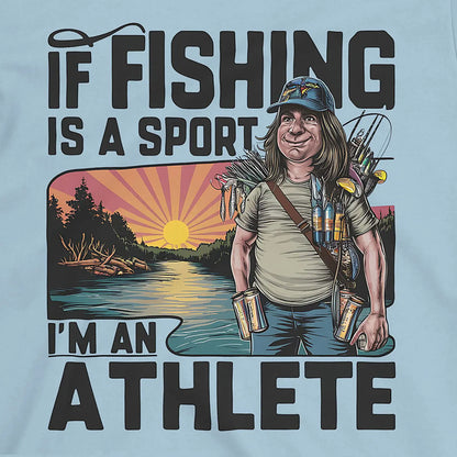 Light Blue, Fishing Athlete Tee – fish-room