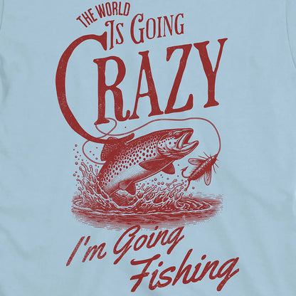 Light Blue, The World Is Going Crazy Tee – fish-room
